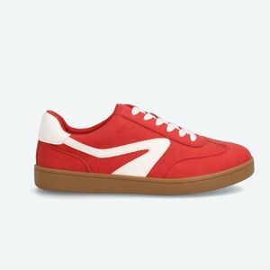 Dolce Vita Red and White Sneakers